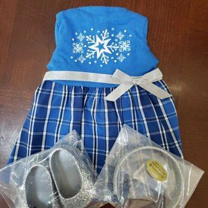NLA American Girl Label Star and Snow Dress Outfit for 18 inch Dolls